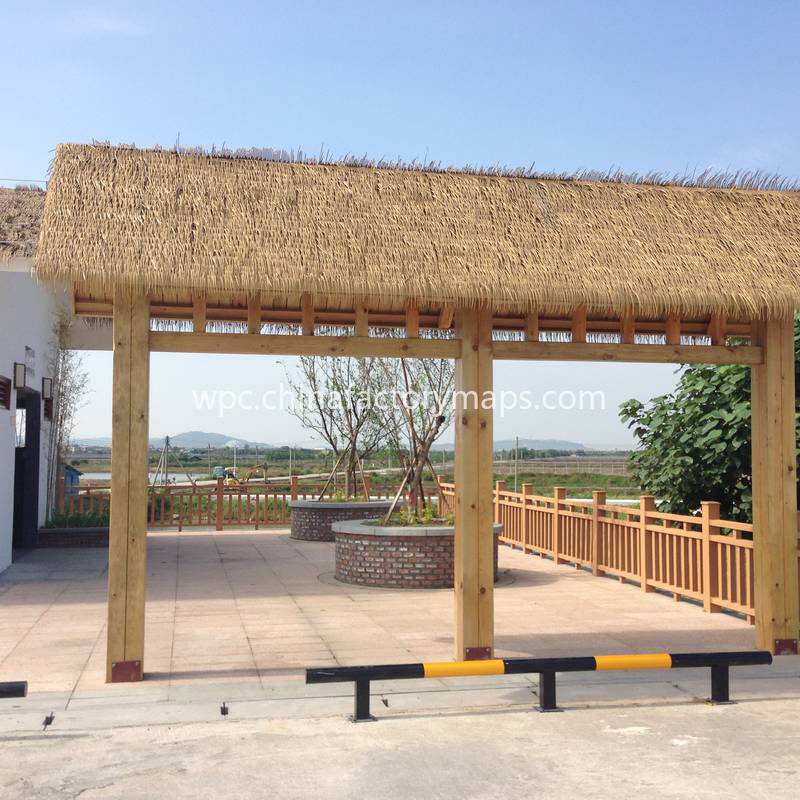 composite decking around pool
