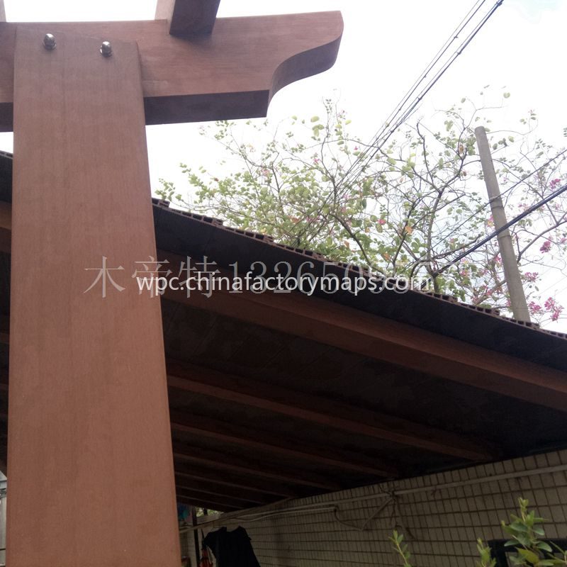 wpc slatted cladding for outdoor