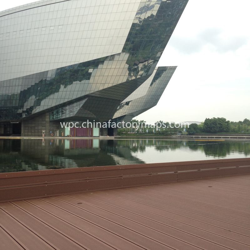 grooved edge composite decking